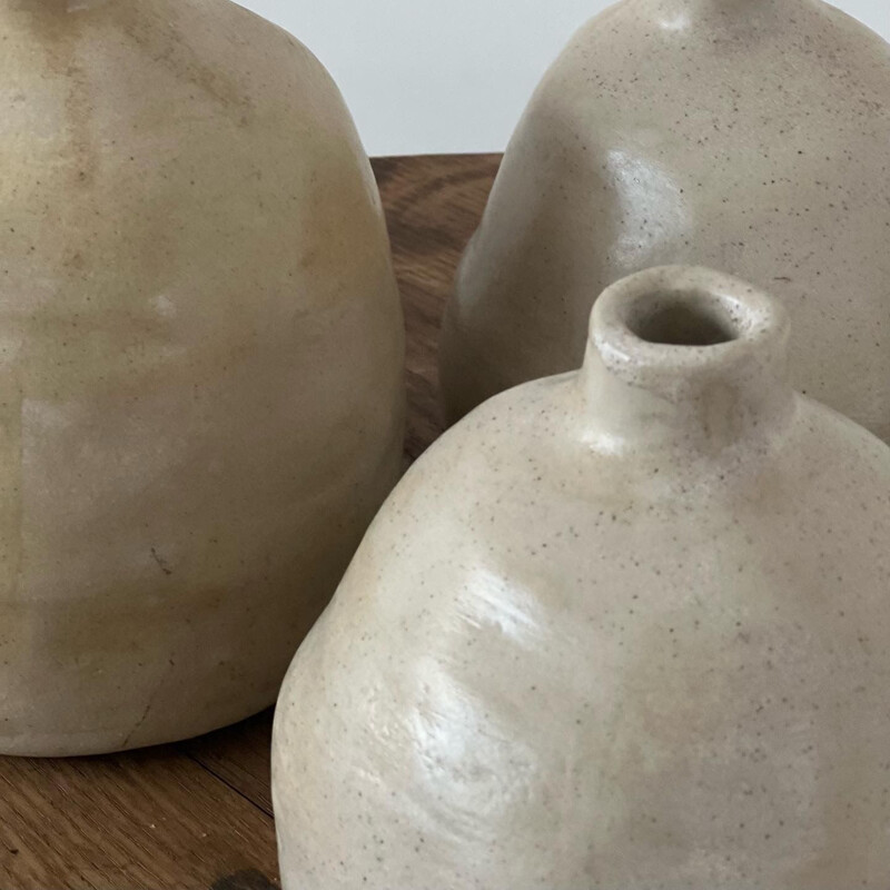 Set van 3 vintage keramische vazen, België