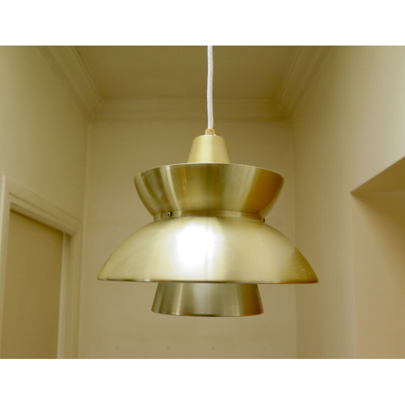 Vintage doo-wop pendant lamp by Henning klok for Louis Poulsen
