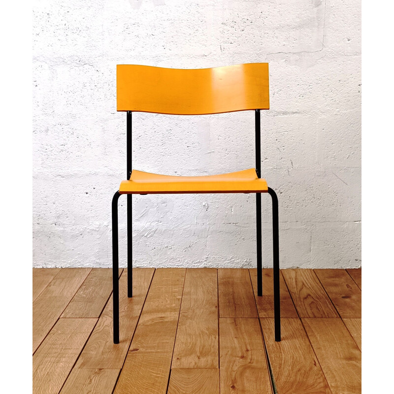 Vintage Campus by Lammhults school chair by Johannes Foerson and Peter  Hiort-Lorenzen
