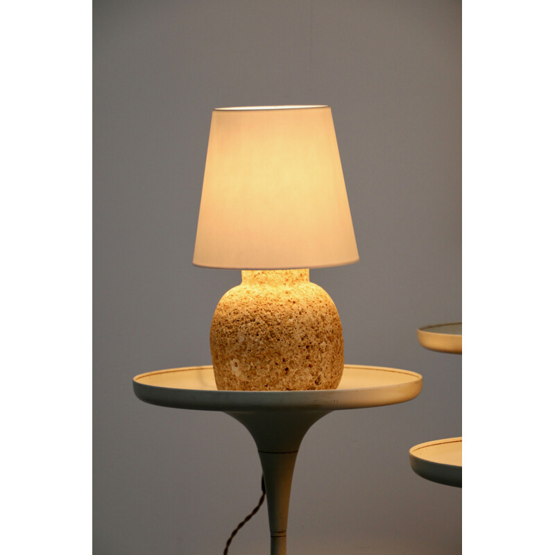 Vintage-Lampe aus Stein, Frankreich 1960
