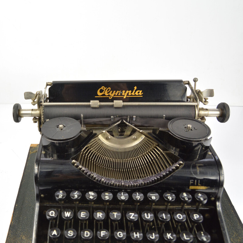 Vintage-Schreibmaschine "Simplex" von Olympia A.G. Stuttgart, Deutschland  1930