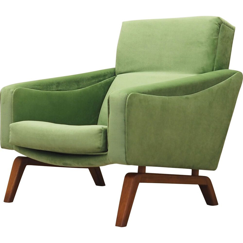 Grüner Vintage-Sessel, Dänemark 1970