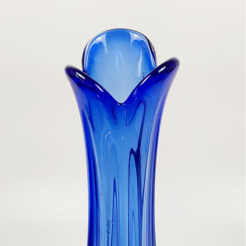Vase vintage en verre de Murano, Italie 1960