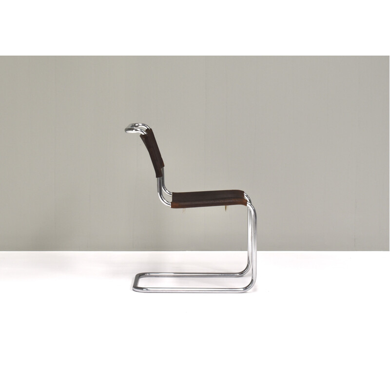Vintage Freischwinger chair by Mart Stam and Marcel Breuer for Thonet,  Germany 1926s