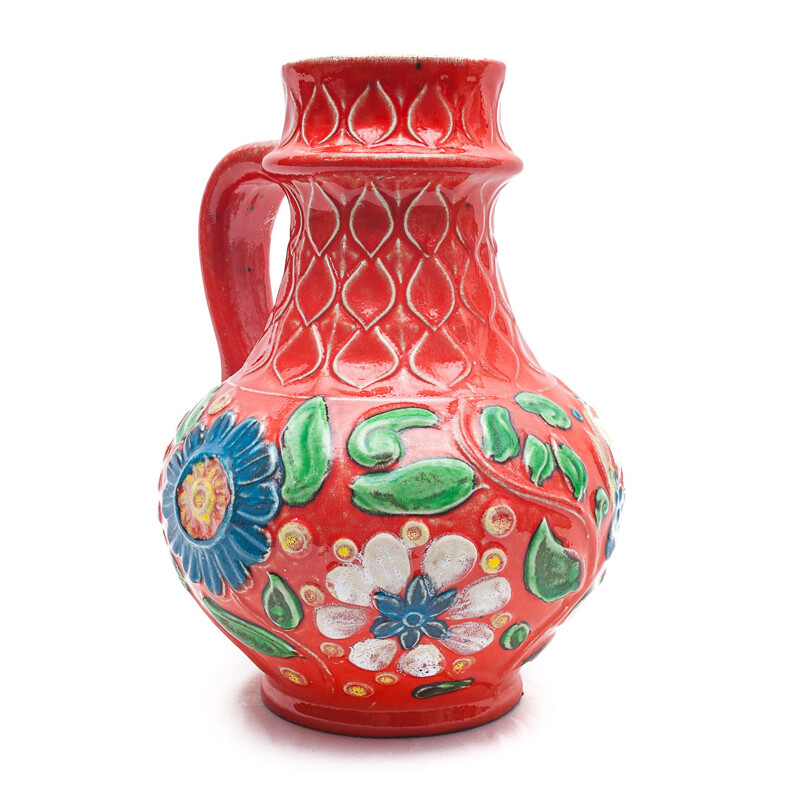 Vase vintage par Scheurich, Allemagne de l'Ouest 1960