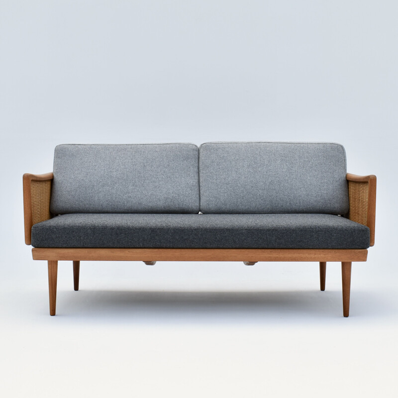 Vintage model 453 teak sofa bed by Peter Hvidt & Orla Molgaard Nielsen for  France &