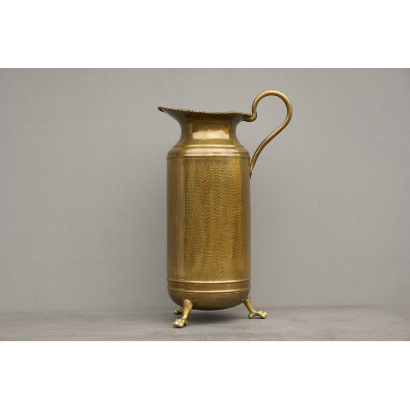 Vintage brass pitcher, 1900s
