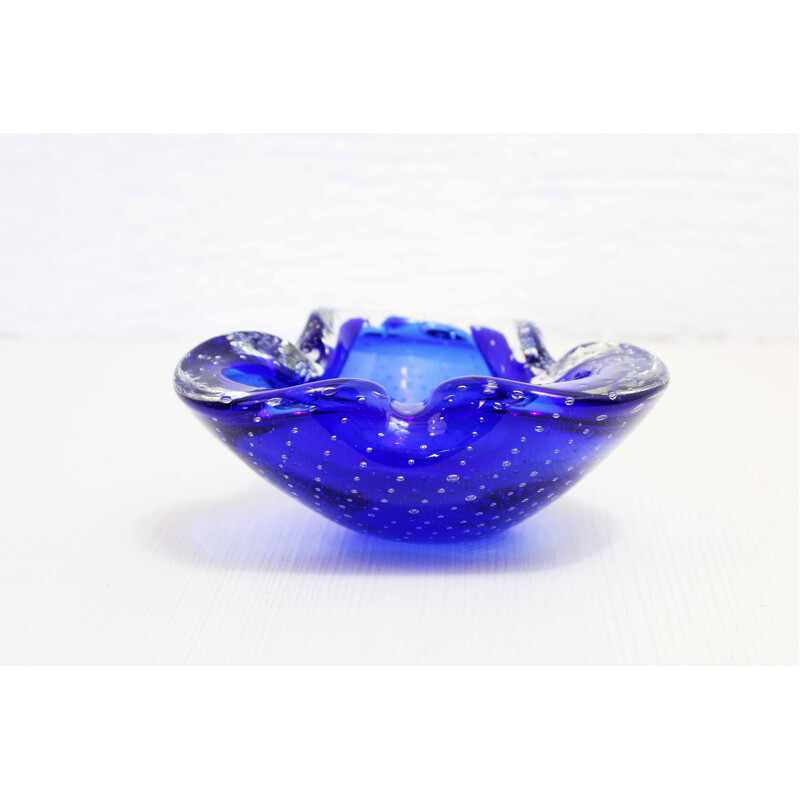 Round Cobalt Blue Murano Glass Dinner Plates, Italy, 1980s, Set of 6 for  sale at Pamono