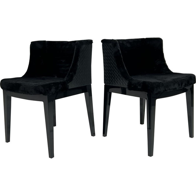 Pair of vintage armchairs Mademoiselle Kravitz by Philippe Starck for  Kartell
