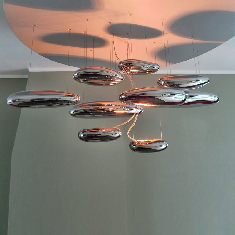 Mercury vintage aluminum pendant lamp by Ross Lovegrove for Artemide, 2008