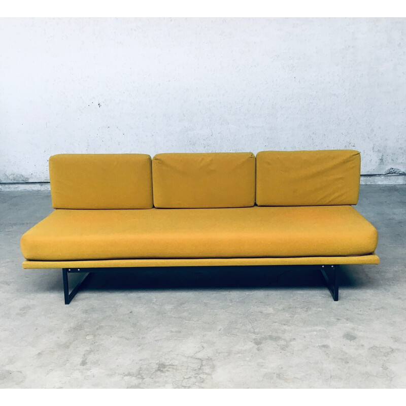 Vintage 3-Sitzer-Sofa mit Metallrahmen, Niederlande 1960