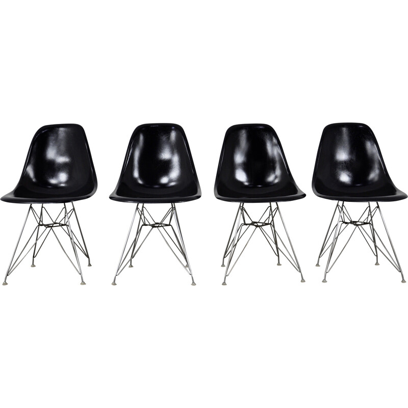 Vintage Dsr glasvezel stoel van Charles en Eames voor Herman Miller, 1970