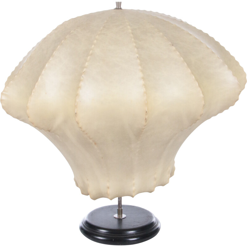 Lámpara de mesa Cocoon vintage de Castiglioni para Flos, Italia 1960