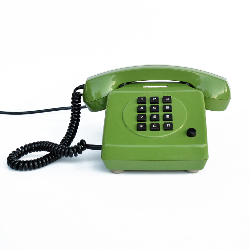Téléphone fixe vintage par Alpha Ferooquick, Allemagne 1984