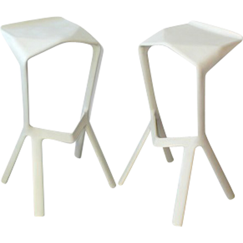 Pair of vintage Miura stools by Konstantin Gcric for Plank, Italy