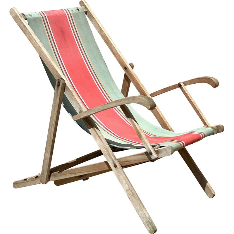 limiet havik geduldig Vintage opvouwbare strandstoel