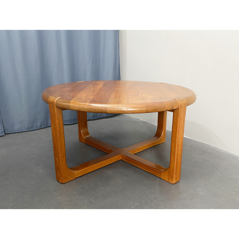 Vintage coffee table in teak wood by Niels Bach, Denmark 1960s
