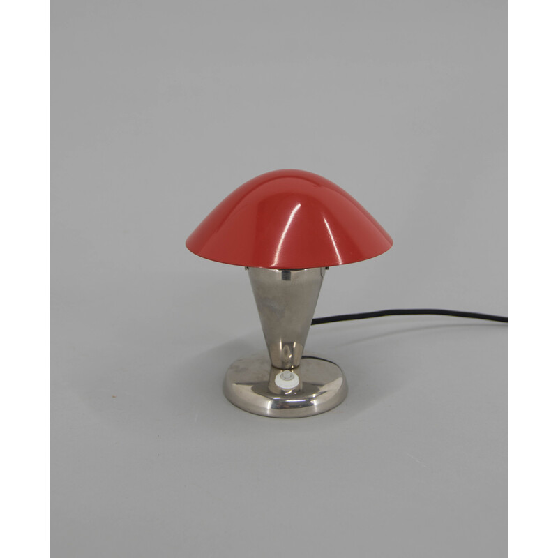 Lampe de chevet vintage Bauhaus avec abat-jour flexible, 1930