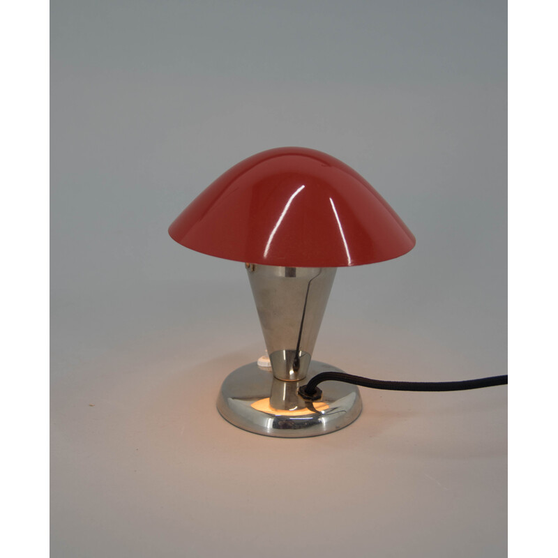 Vintage Bauhaus Nachttischlampe mit flexiblem Schirm, 1930er Jahre