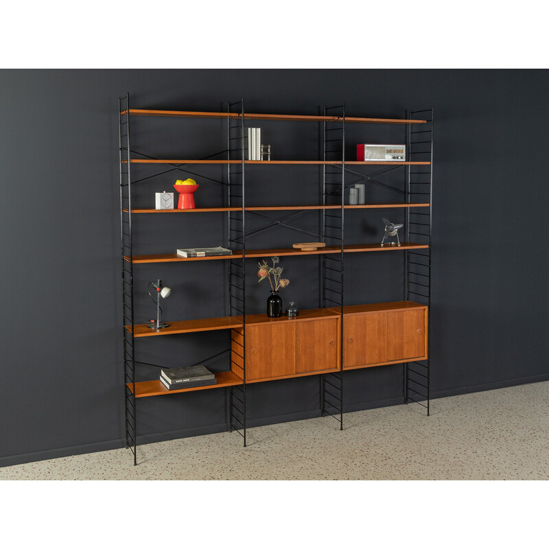 Vintage teak wall system by Whb, Germany 1960s