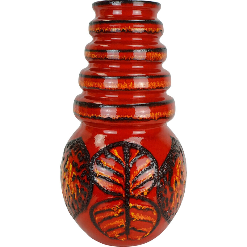 Vintage 269-53 ceramic floor vase for Scheurich Keramik, 1960s