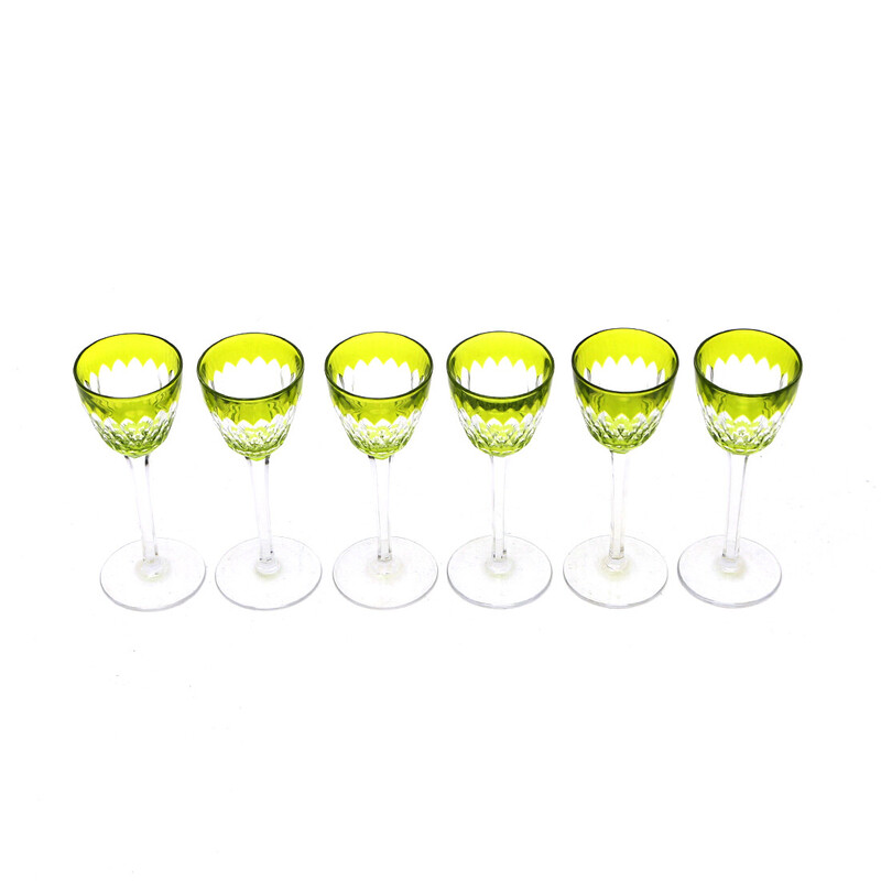 Set di 6 bicchieri da vino vintage in cristallo "Armagnac" di Baccarat, anni  '70