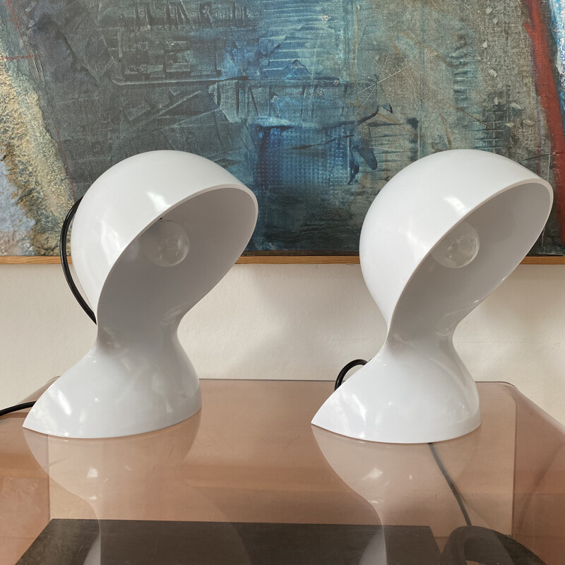 Pair of vintage Dalu lamps by Vico Magistretti for Artemide, Italy 1969