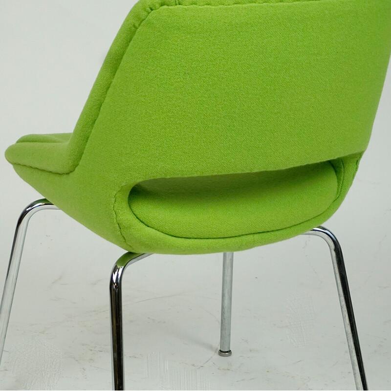 Set of 6 vintage green Mini Kilta chairs by Olli Mannermaa for Martela Oy,  Finland 1955