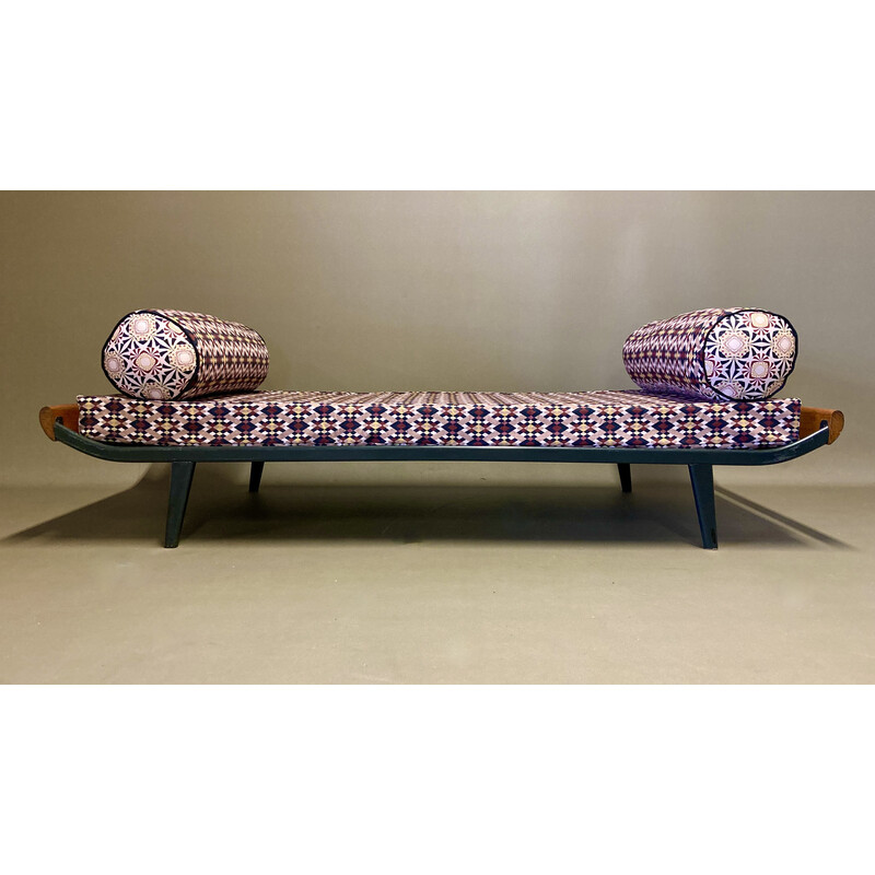 Vintage Cleopatra sofa in teak and metal by Dick Cordemejer for Auping,  1950s