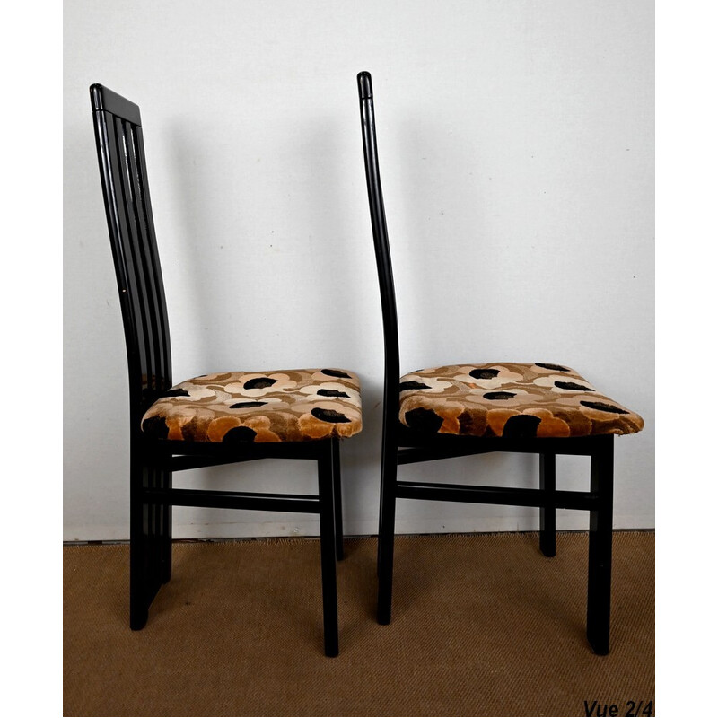 Échiquier et paire de chaises vintage de Paul Michel, 1970