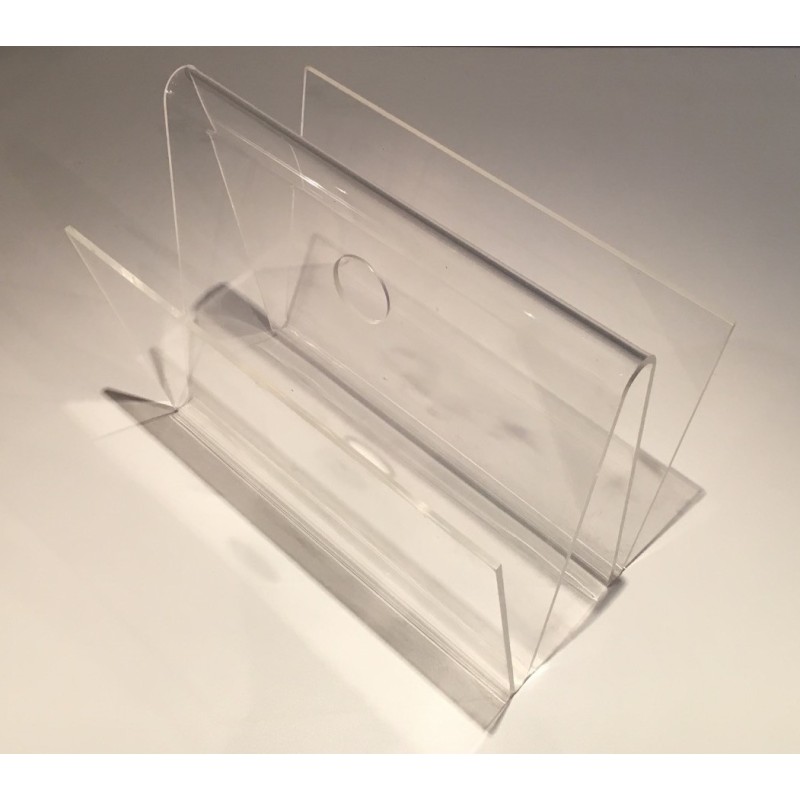 Portariviste da terra in plexiglass trasparente Trudi