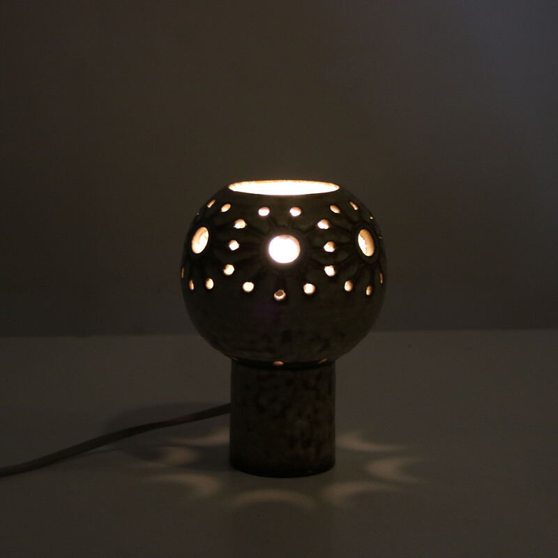 1960s Ceramics table lamp by Hannie Mein, Netherlands