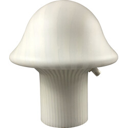 Vintage glass mushroom lamp by Peill and Putzler, Germany 1970s
