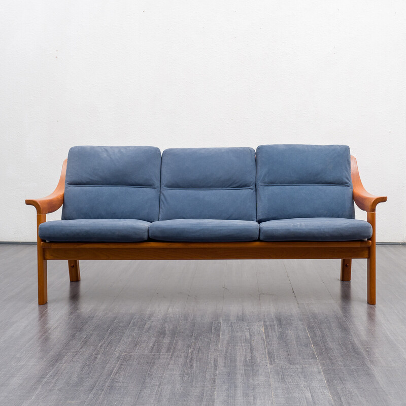 Vintage Danish teak sofa by Pj Møbelfabrik, 1970s