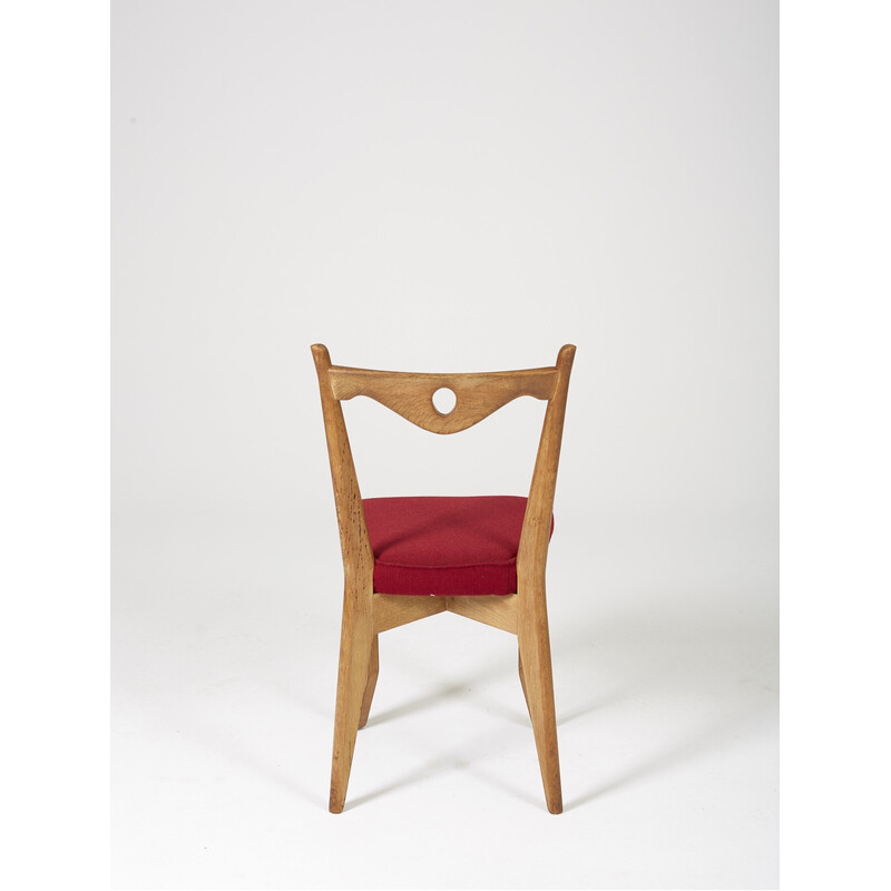 Paire de chaises vintage en chêne par Guillerme et Chambron pour Votre  Maison, 1960