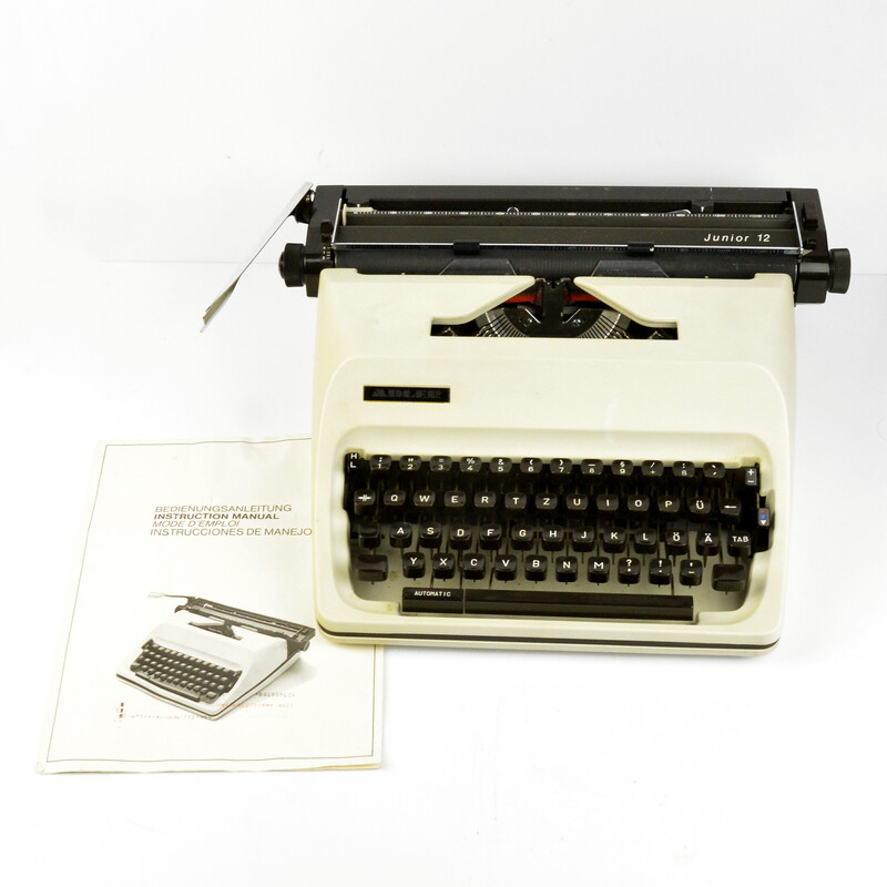Vintage Adler junior 12 Schreibmaschine, Japan 1980er