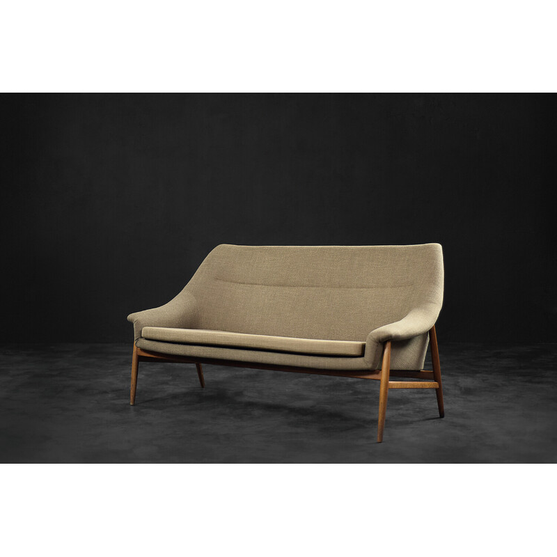 Skandinavisches 2-Sitzer Sofa Grace aus braunem Stoff von Ikea, 1961