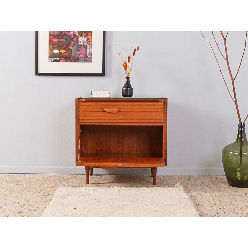 Comodino vintage in teak, 1960