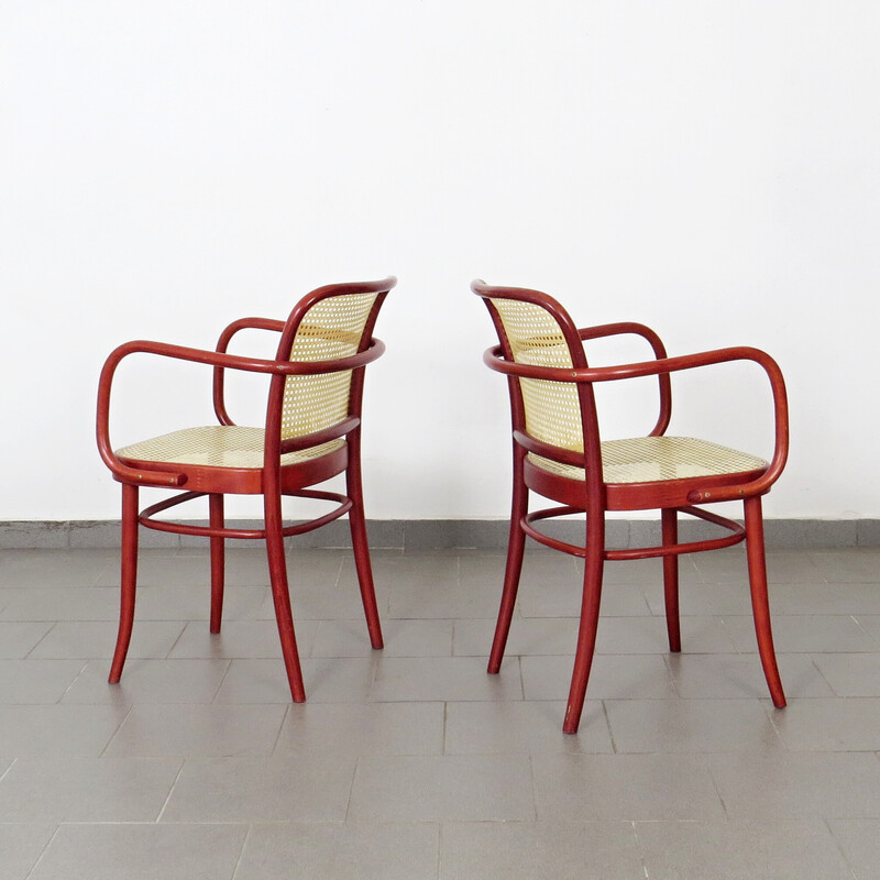 Paar alte Stühle von Josef Hoffmann für Ton