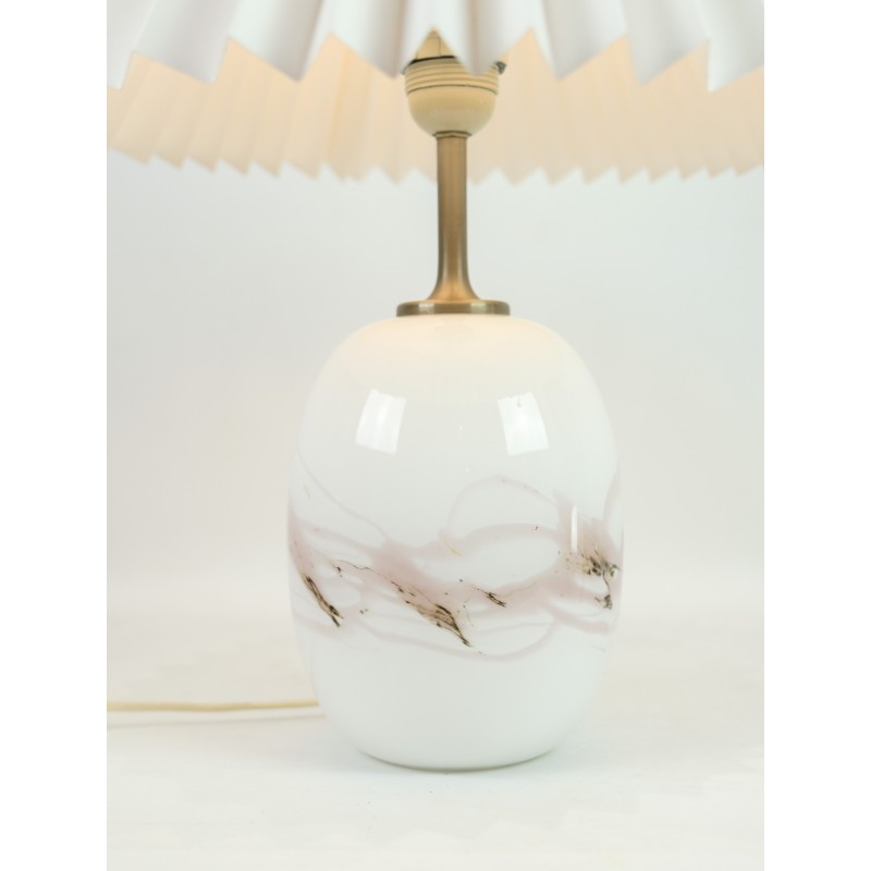 Lampe de table vintage Holmegaard modèle Sakura par Michael Bang