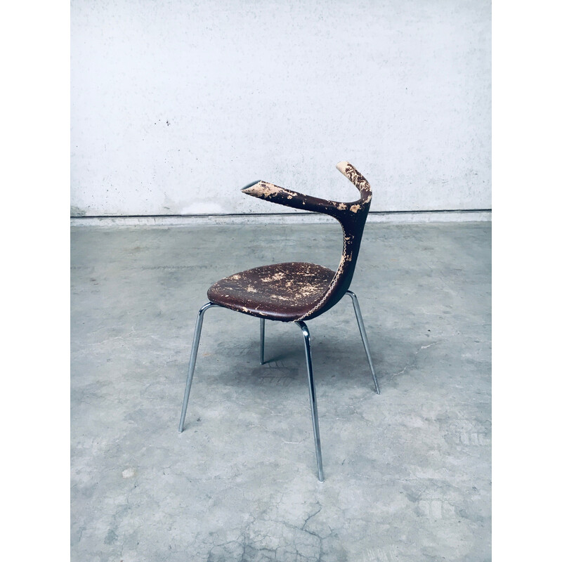 Set of 4 Scandinavian vintage "Taurus" dining chairs by Dan Form, Denmark  1990s