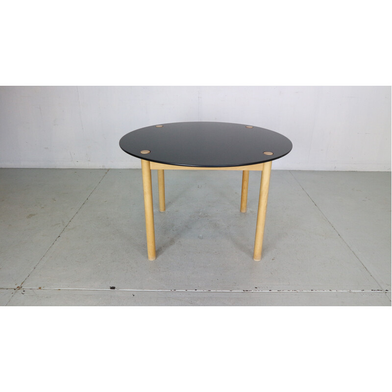 Table ronde vintage en bois de chêne par Børge Mogensen pour Fdb Møbler, Danemark 1950