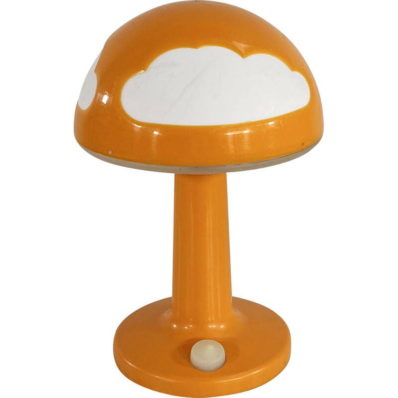 Vintage orange Skojig Cloud table lamp by Henrik Preutz for Ikea, 1990s