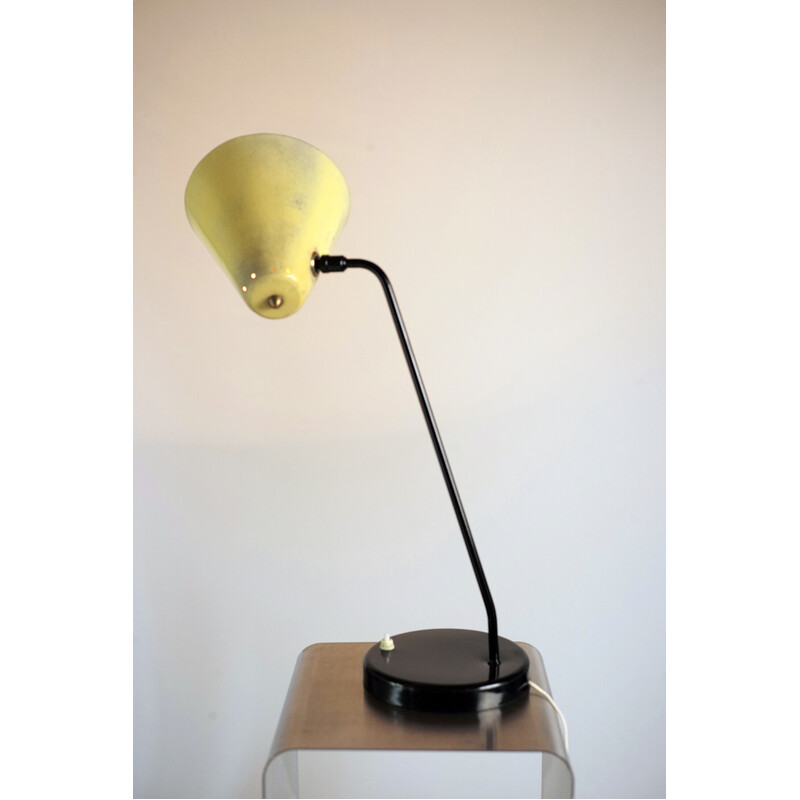 Lampe de bureau vintage modèle 303 par Jacques Biny pour Luminalite, France  1950