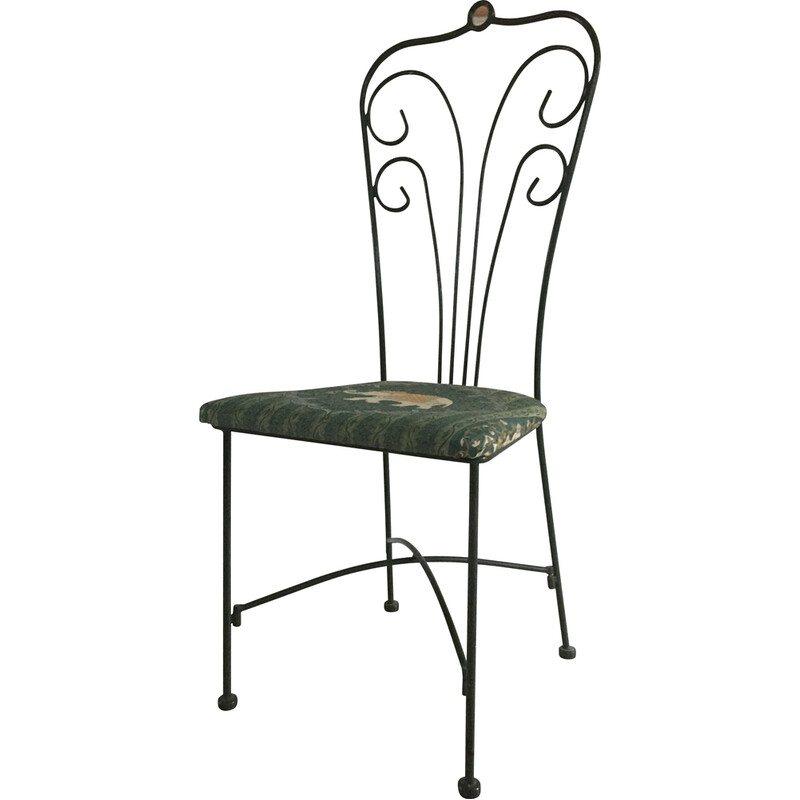 Cadeira de jardim em ferro fundido Vintage