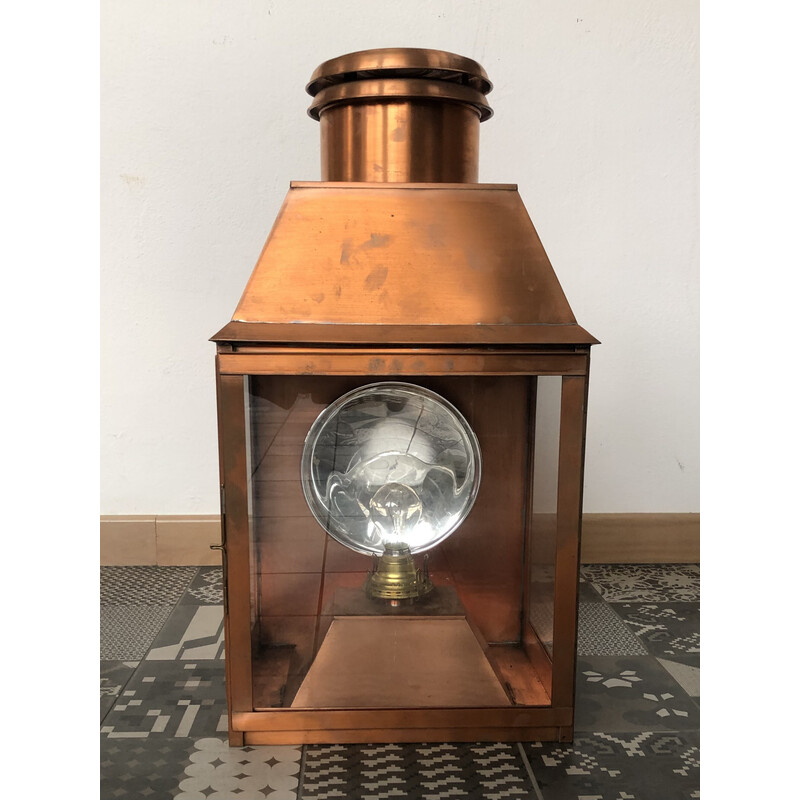 Lanterna de cobre Vintage