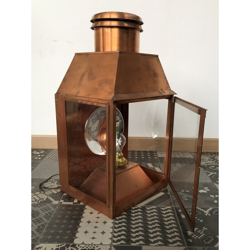 Vintage copper lantern
