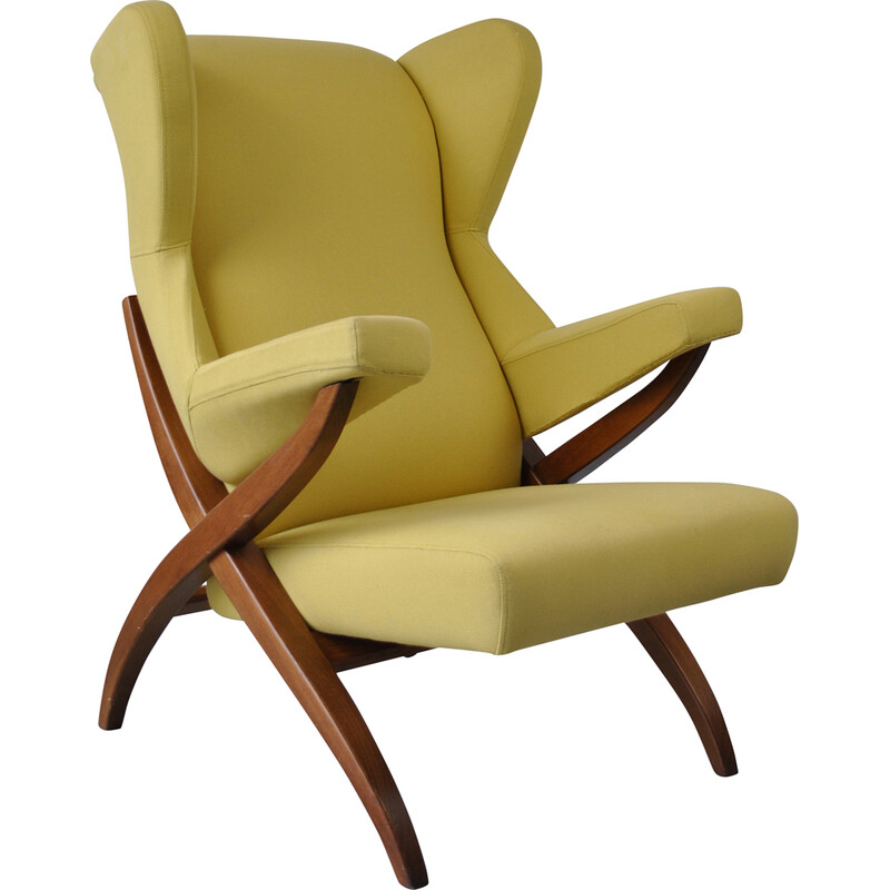 Vintage Fiorenza armchair by Franco Albini for Arflex, 1952