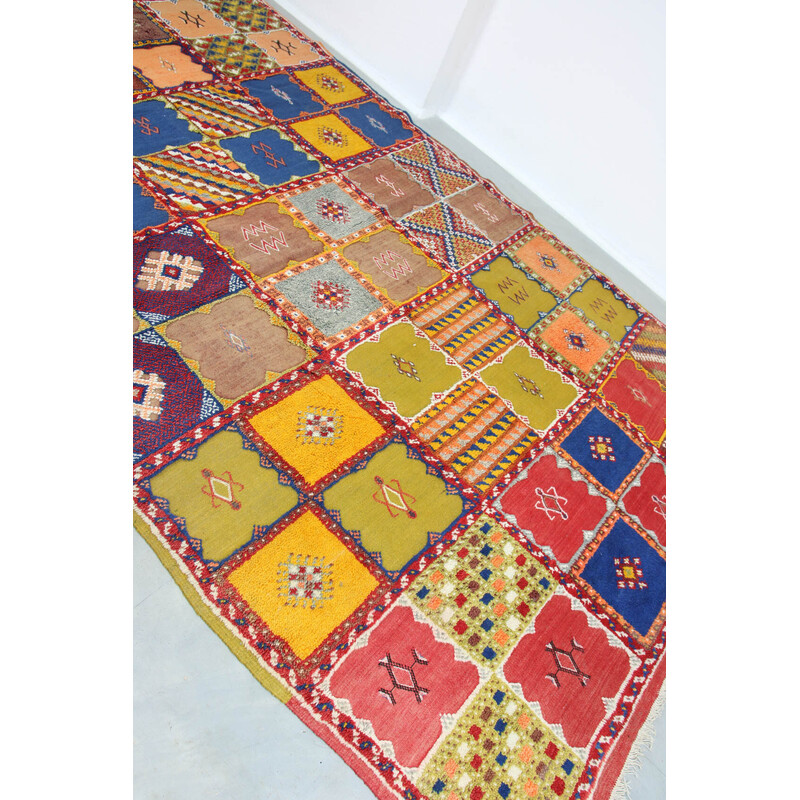 tanker meten nevel Vintage kleurrijk turks tapijt