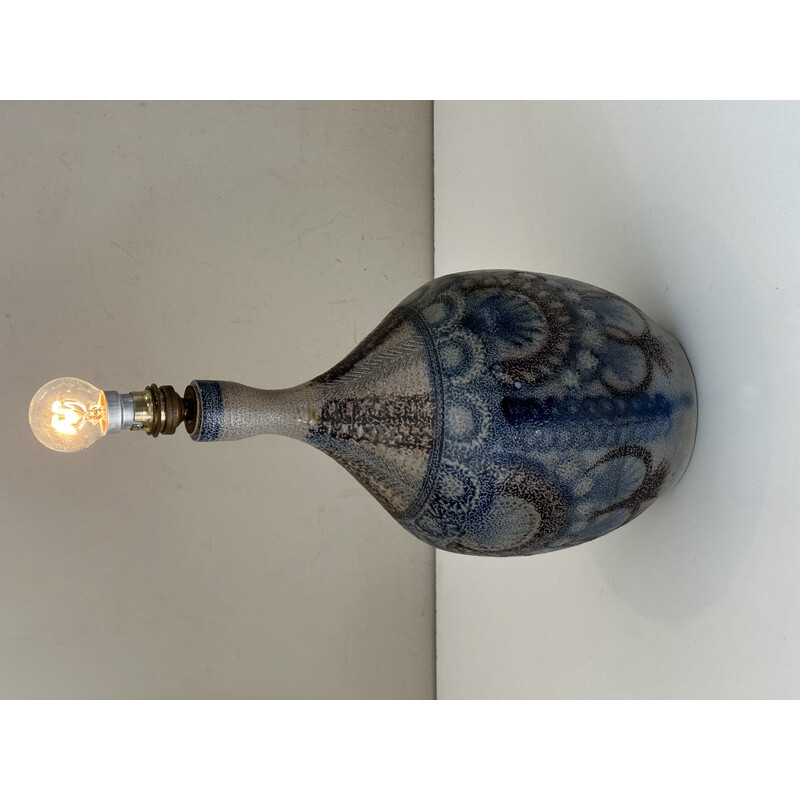 Pied de lampe vintage en céramique, 1960